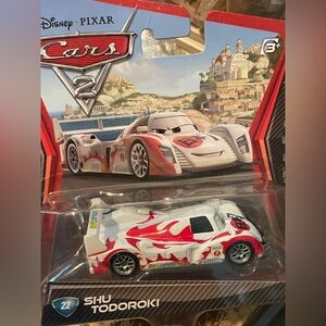 New Disney Pixar Cars 2 Shu Todoroki Diecast Race Car #7 Japan